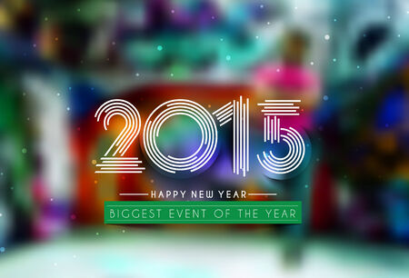 New Year Party Flyer & Poster Templateのイラスト素材