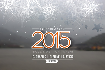 New Year Party Flyer & Poster Templateのイラスト素材