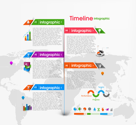 Business Infographic Background, Vector illustration.のイラスト素材
