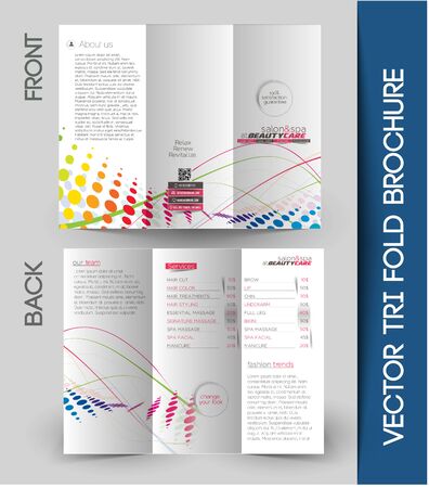 Corporate Business Tri-Fold Mock up & Brochure Designのイラスト素材
