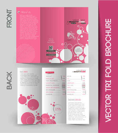 Corporate Business Tri-Fold Mock up & Brochure Designのイラスト素材