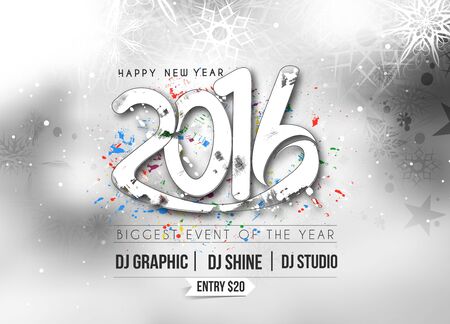 Happy new year 2016 Backgroundのイラスト素材