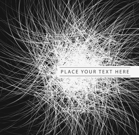 Abstract vector Black Background, Vector Designのイラスト素材