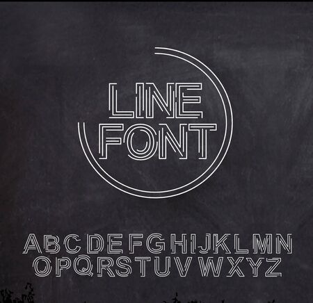 Set of Alphabet Text Designのイラスト素材