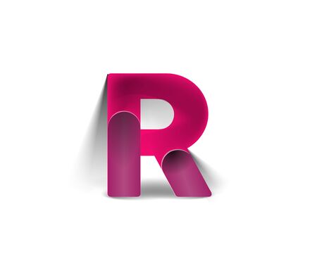 Branding Identity Corporate vector logo R design.のイラスト素材
