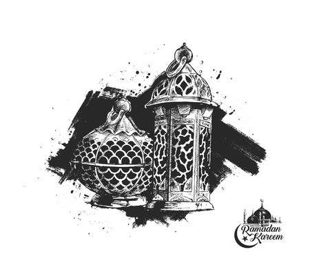 Eid Mubarak illustration.のイラスト素材