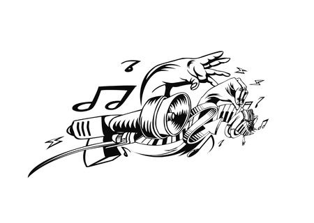 Musical instrumentsのイラスト素材