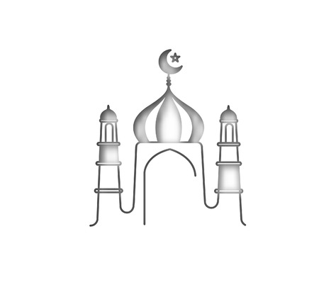 Eid Mubarak celebration- Mosque.のイラスト素材