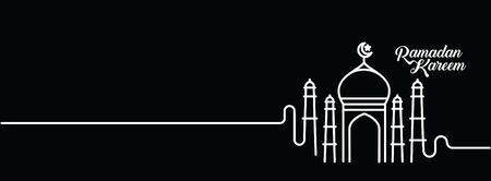 Eid Mubarak celebration- Mosque.のイラスト素材