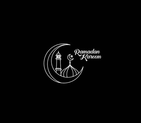 Eid Mubarak celebration- Mosque.のイラスト素材