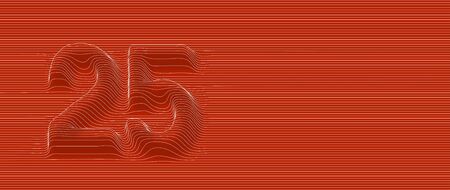 25th Year Anniversary Celebration Design.
