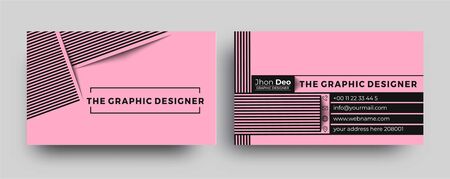 Modern Business Card - Creative and Clean Business Card Template.のイラスト素材