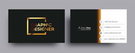 Modern Business Card - Creative and Clean Business Card Template. のイラスト素材