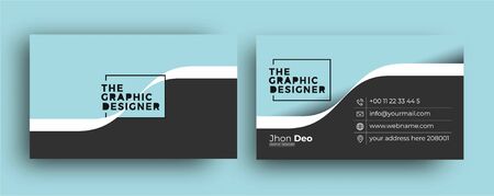 Business Card - Creative and Clean Modern Business Card Template.のイラスト素材