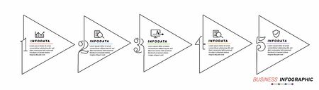 Design elements of business infographics. Set of 3D infographics.