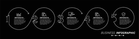 Design elements of business infographics. Set of 3D infographics.のイラスト素材