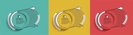 Design elements of business infographics. Modern infochart, marketing chart and graphs, bar...