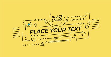 Abstract geometric background Use for modern design, cover, poster, template, brochure, decorated, flyer, banner.のイラスト素材