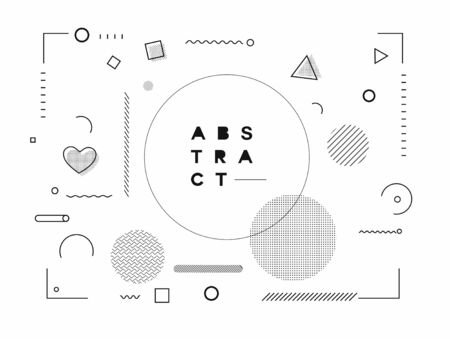 Abstract geometric background Use for modern design, cover, poster, template, brochure, decorated, flyer, banner.のイラスト素材