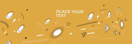 Abstract colorful pattern design and background. Use for modern design, cover, poster, template, brochure, decorated, flyer, banner.のイラスト素材