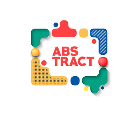 Abstract colorful banner art poster with space of your text, vector illustration Design.のイラスト素材