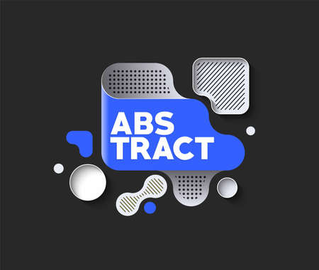Abstract banner poster with space of your text, vector illustration Design shapes.のイラスト素材