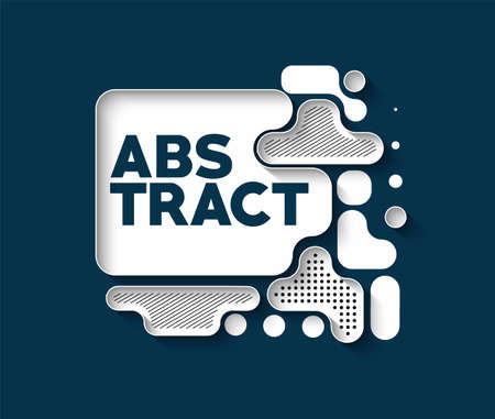 Abstract banner poster with space of your text, vector illustration Design shapes.のイラスト素材