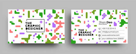 Business Card - Creative and Clean Business Card Template.のイラスト素材