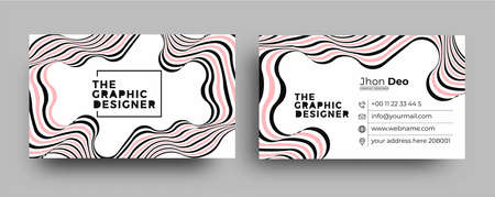 Business Card - Creative and Clean Business Card Template.のイラスト素材