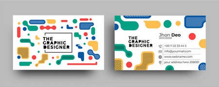 Business Card - Creative and Clean Business Card Template.のイラスト素材