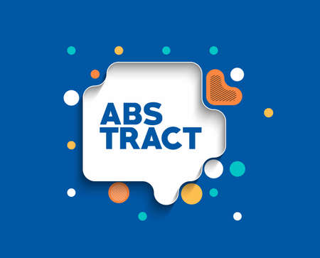 Abstract banner poster with space of your text, vector illustration Design shapes.のイラスト素材