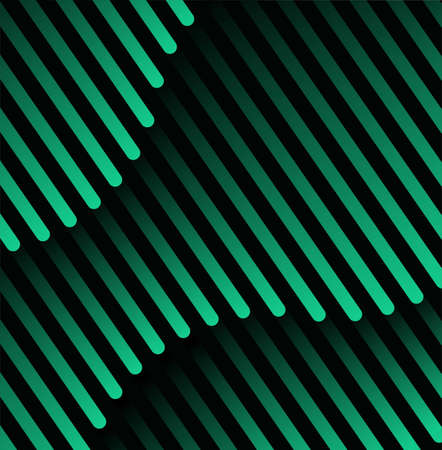 Abstract line art text poster, vector illustration Design.のイラスト素材