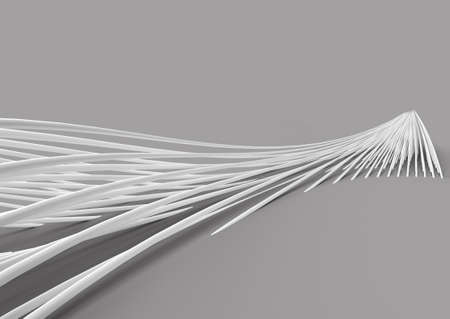 3D Render Wave band surface Abstract background. Digital 3d illustration Design.の写真素材
