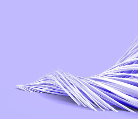 3D Render Wave band surface Abstract background. Digital 3d illustration Design.の写真素材