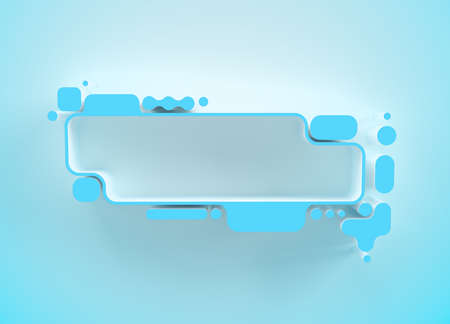 3D Render Frame surface Abstract background. Digital 3d illustration Design.の写真素材