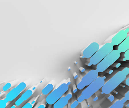 3D rendering Abstract background. Creative Architectural Concept.の写真素材