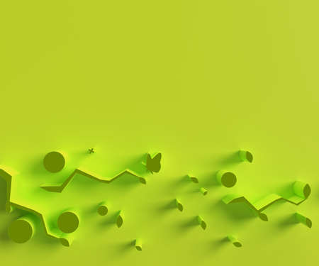 3D rendering Abstract background. Creative Architectural Concept.の写真素材