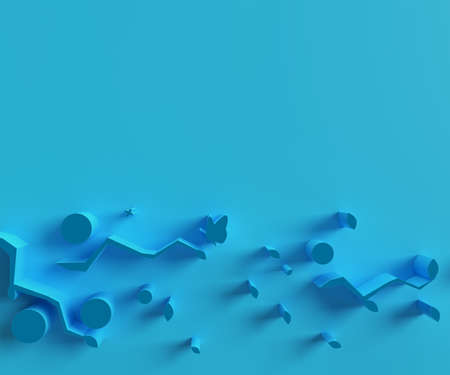 3D rendering Abstract background. Creative Architectural Concept.の写真素材