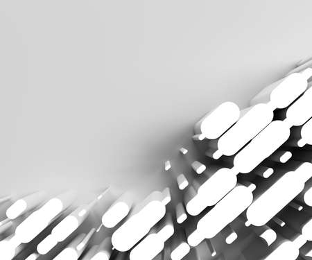 3D rendering Abstract background. Creative Architectural Concept.の写真素材