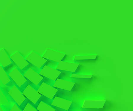 Abstract 3D Geometrical Mosaic Background. 3D concept illustration.の写真素材