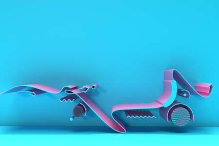 3D Render Abstract background. Digital Flyer Poster 3d illustration Design.の写真素材
