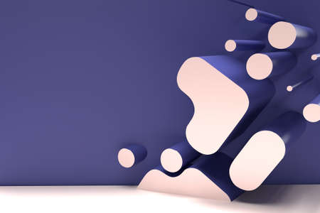 3D Render Abstract Background. Digital 3d illustration Design.の写真素材