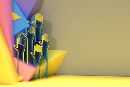 International Youth day, 12 August, 3D Render illustration Design.