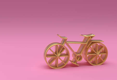 3D Render Concept of Modern Cycling  3D art design Flyer Poster illustration.の写真素材