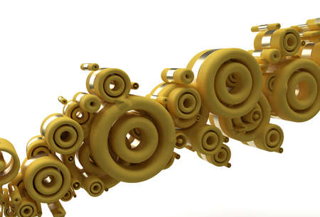 3D Render Abstract background. Digital 3d illustration Design.の写真素材