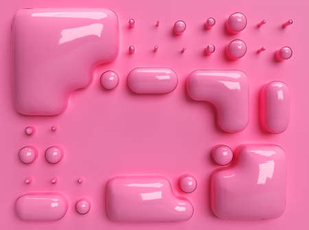 3D Render Abstract background. Digital Flyer Poster 3d illustration Design.の写真素材