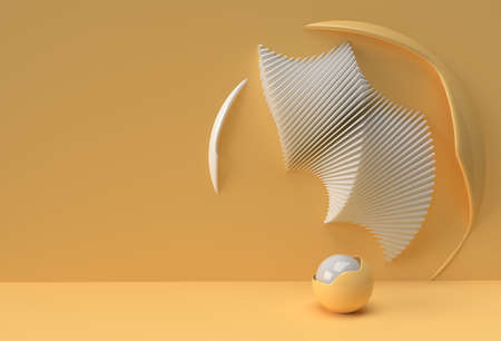 Abstract Background. Dynamic 3d spheres - Modern Banner or Poster Designの写真素材