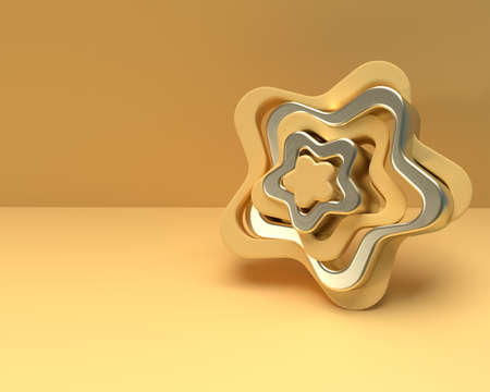 3D Rendering Abstract Background . Creative Architectural Concept.