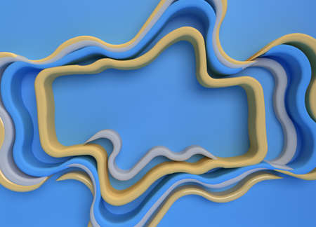 3D Rendering Abstract Background . Creative Architectural Concept.の写真素材