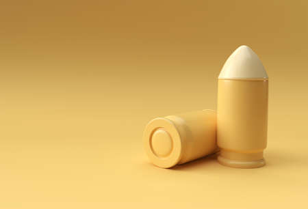 3D Render bullet Icon Design.の写真素材